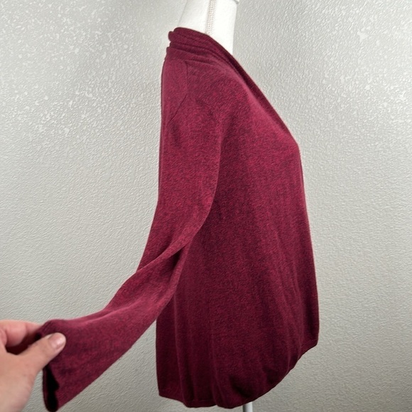 Express Wine Long Sleeve Open Cardigan Size Small - Picture 4 of 7
